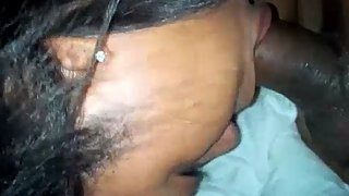 Indian babe deep throat blowjob
