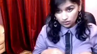 Chubby Indian babe naked on live sex cam chat