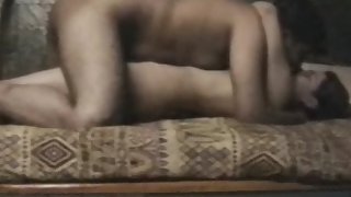 Mature Indian couple enjoying sex in their bedroom