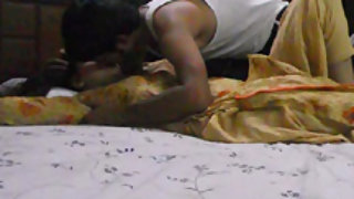 Sonia in shalwar suit stripping naked and fuck in missionary style